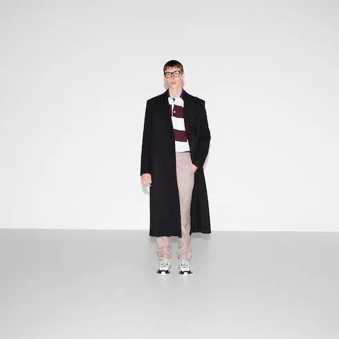 Batavia Wool Coat With Web