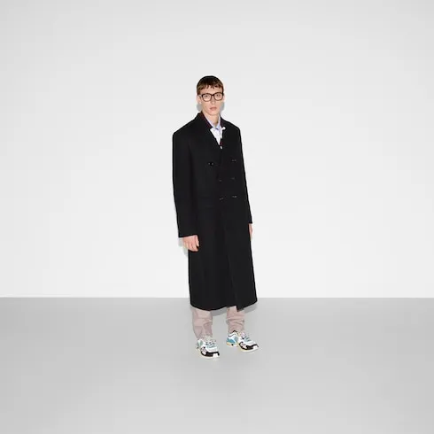 Batavia Wool Coat With Web