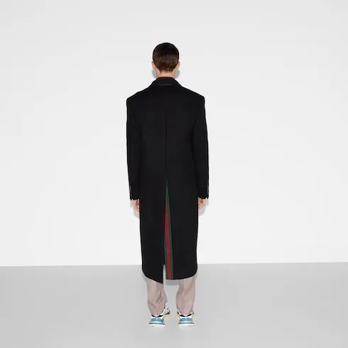 Batavia Wool Coat With Web