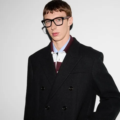 Batavia Wool Coat With Web
