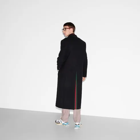Batavia Wool Coat With Web
