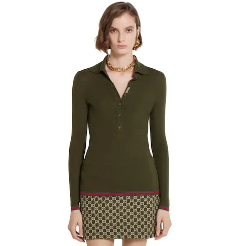 Cashmere Silk Top With Embroidery