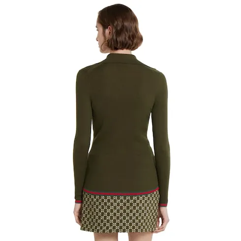 Cashmere Silk Top With Embroidery