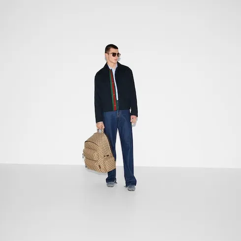 Embossed Cotton Gabardine Jacket