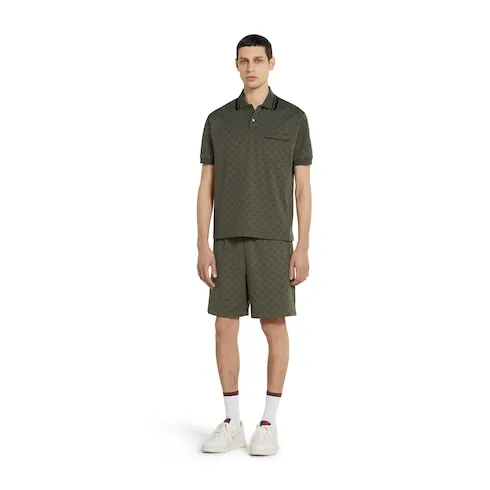 Gg Jersey Jacquard Polo Shirt