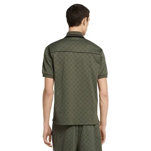 Gg Jersey Jacquard Polo Shirt