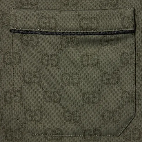 Gg Jersey Jacquard Polo Shirt