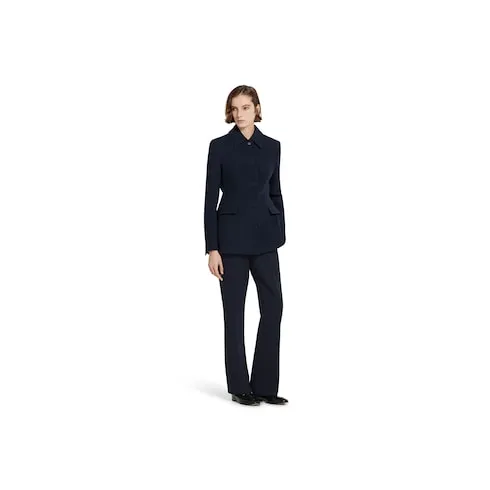 Light Wool CrÊPe Pant With Embroidery