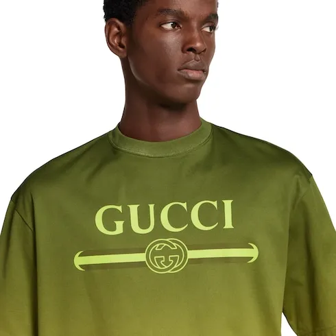 Technical Cotton Jersey T-Shirt With Print