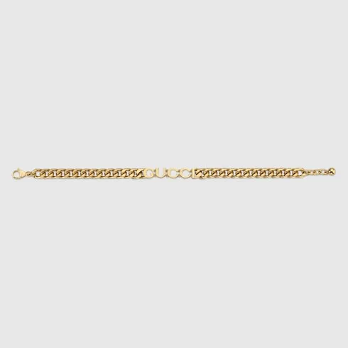 Gucci Script Chain Bracelet