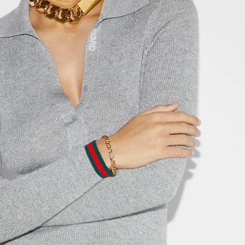 Gucci Script Chain Bracelet