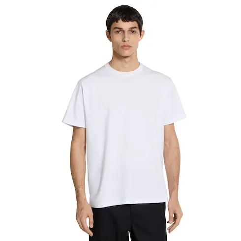 Cotton Jersey T-Shirt With Embroidery