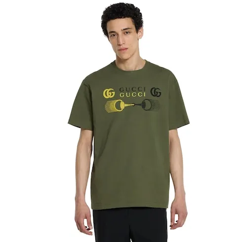 Printed Cotton Jersey T-Shirt