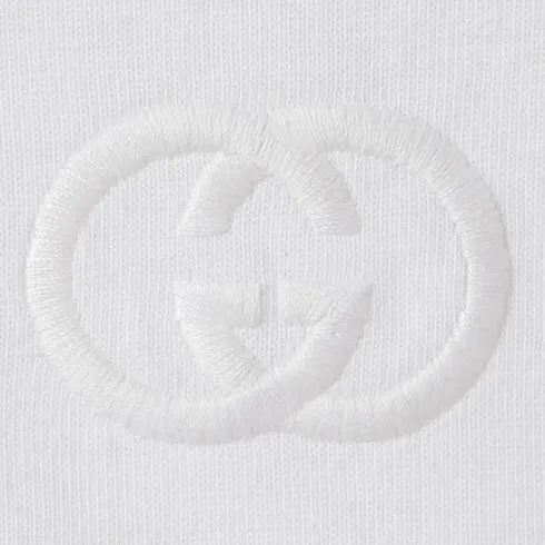 Cotton Jersey T-Shirt With Embroidery