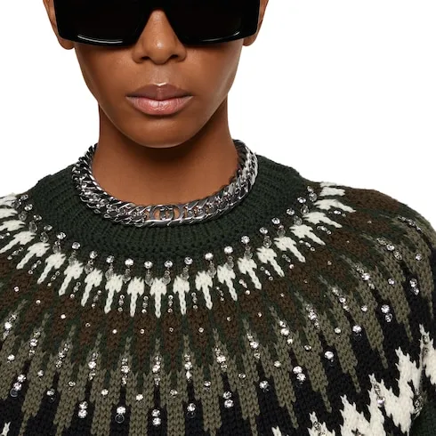 Norwegian Wool Jacquard Sweater