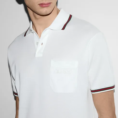 Cotton Polo Shirt With Embroidery