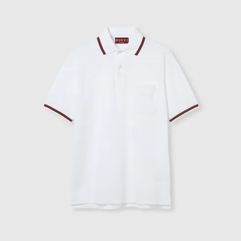 Cotton Polo Shirt With Embroidery