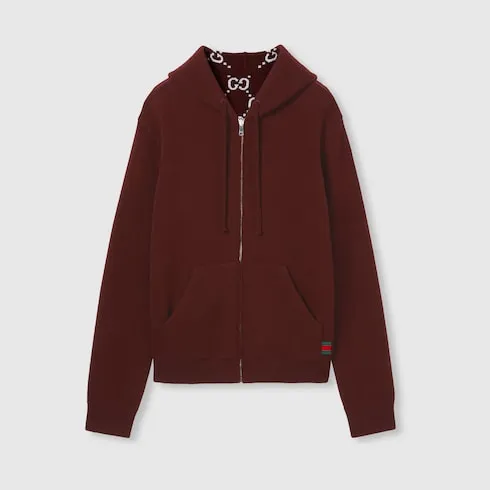 Reversible Wool Zip Jacket