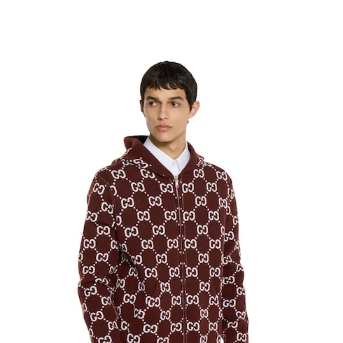 Reversible Wool Zip Jacket