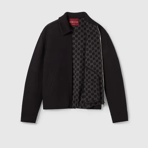 Wool Double Zip Jacket