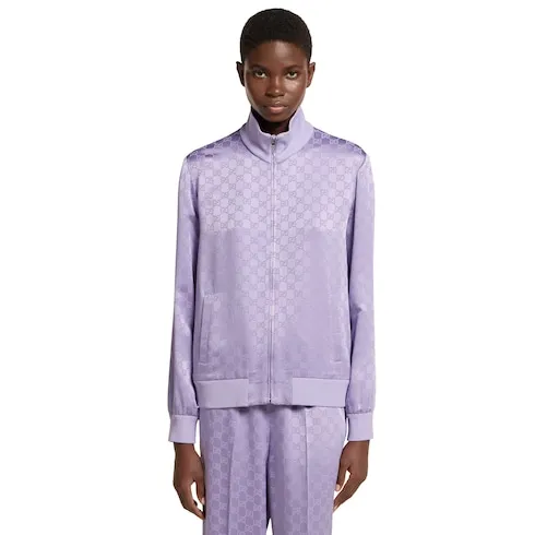 Gg Jacquard Zip Jacket