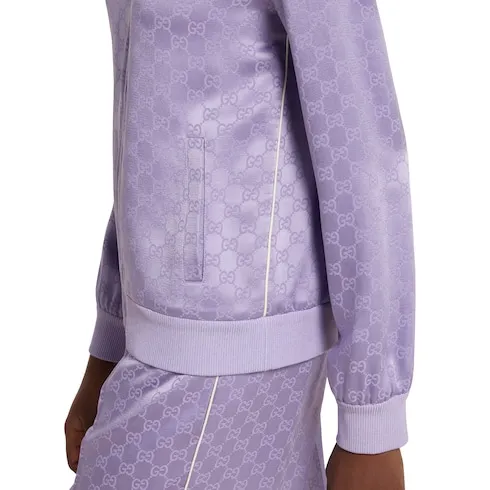 Gg Jacquard Zip Jacket