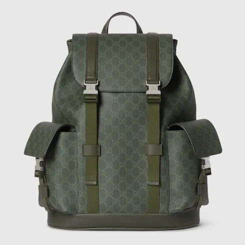Gg Monogram Large Backpack