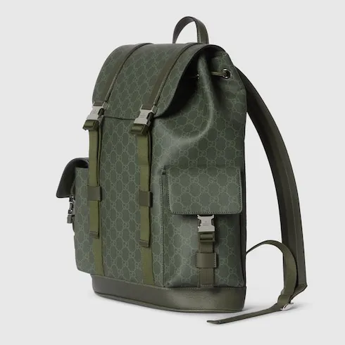 Gg Monogram Large Backpack