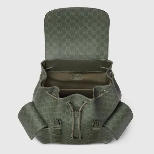 Gg Monogram Large Backpack