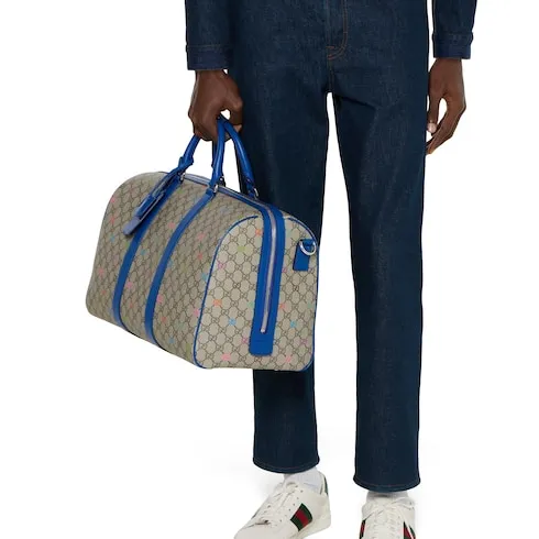 Gg Multicolor Medium Duffle Bag