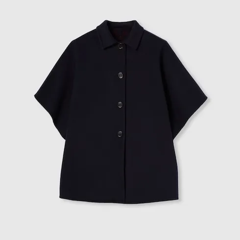 Reversible Wool Silk Coat