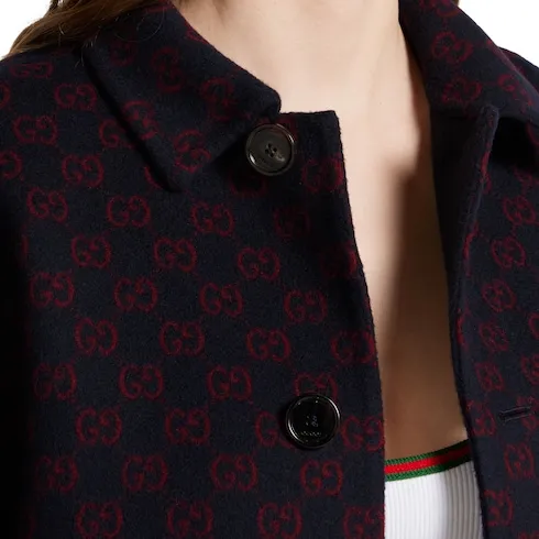Reversible Wool Silk Coat