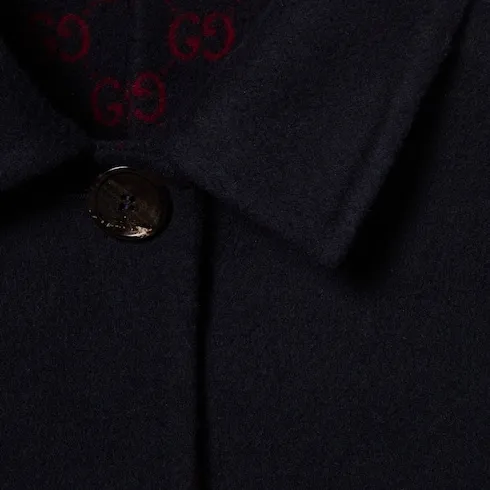 Reversible Wool Silk Coat