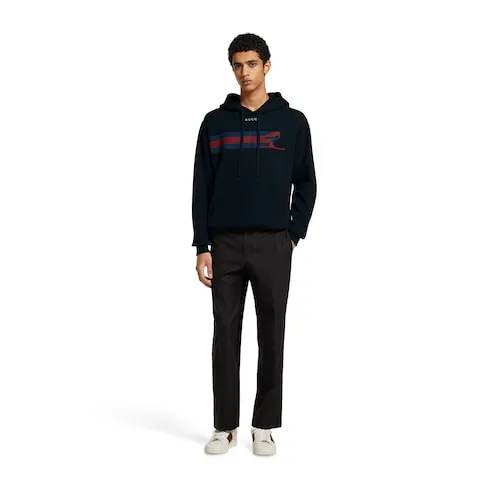 Cotton Jersey Sweatshirt With Print
