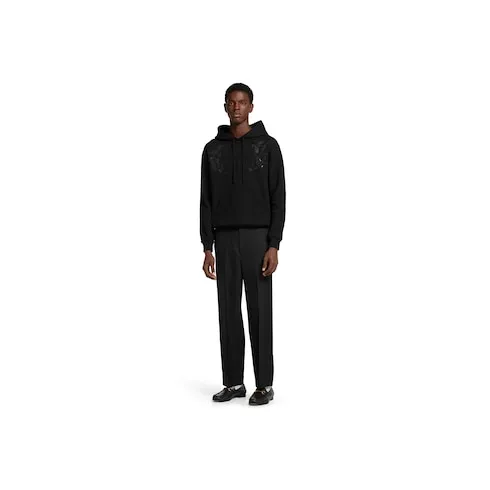 Cotton Jersey Sweatshirt With Embroidery
