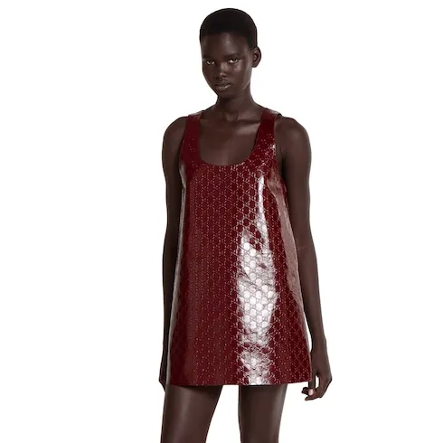 Embossed Gg Naplak Dress