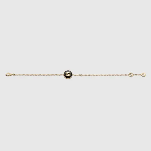 Gucci Interlocking 18K Chain Bracelet