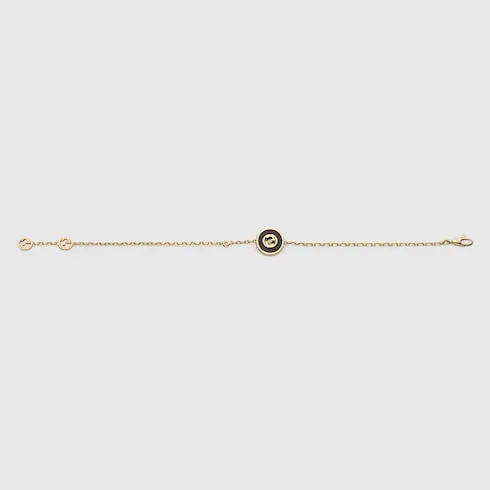 Gucci Interlocking 18K Chain Bracelet