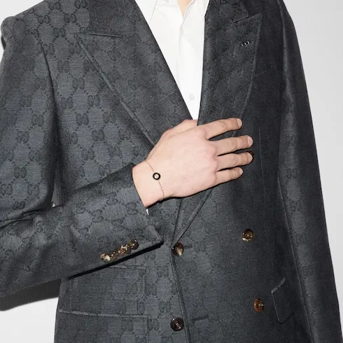 Gucci Interlocking 18K Chain Bracelet
