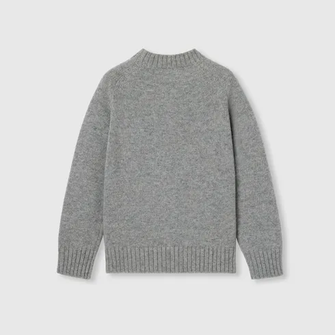 Children's Wool Sweater With Embroidery