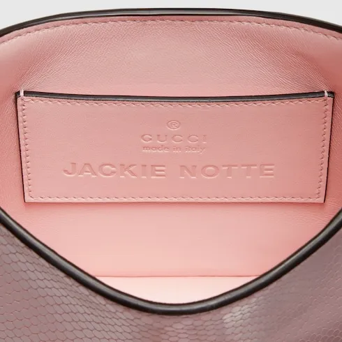 Gucci Jackie Notte Python Mini Bag
