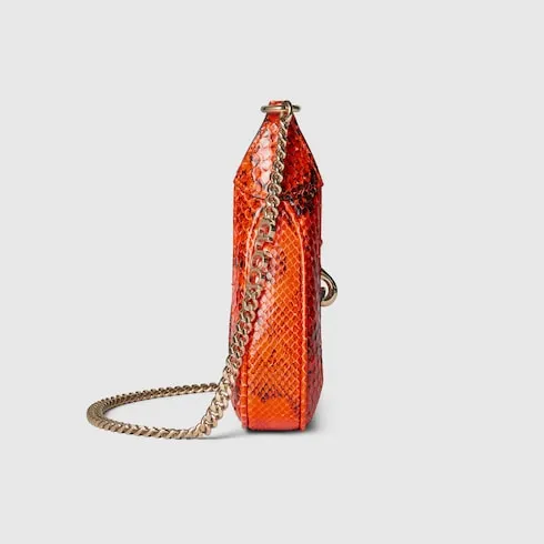 Gucci Jackie Notte Python Mini Bag