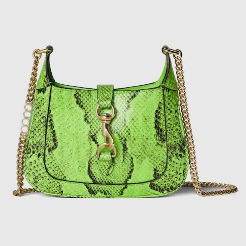 Gucci Jackie Notte Python Mini Bag