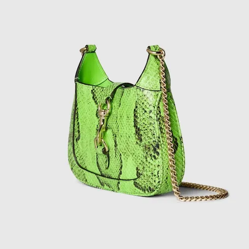 Gucci Jackie Notte Python Mini Bag