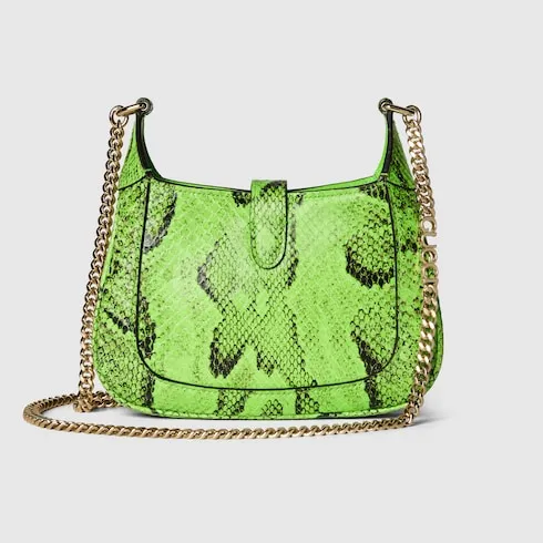 Gucci Jackie Notte Python Mini Bag