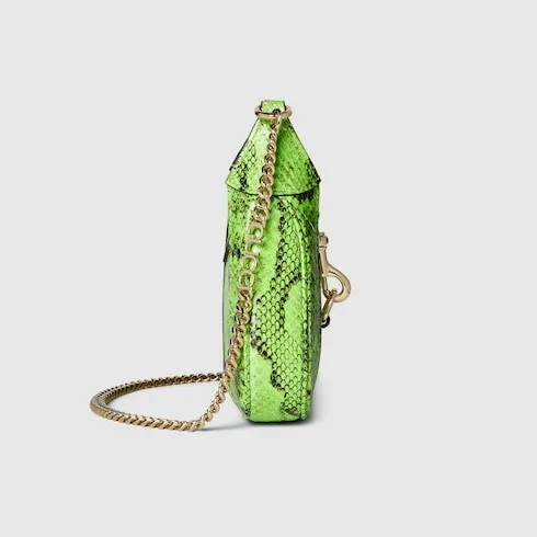 Gucci Jackie Notte Python Mini Bag