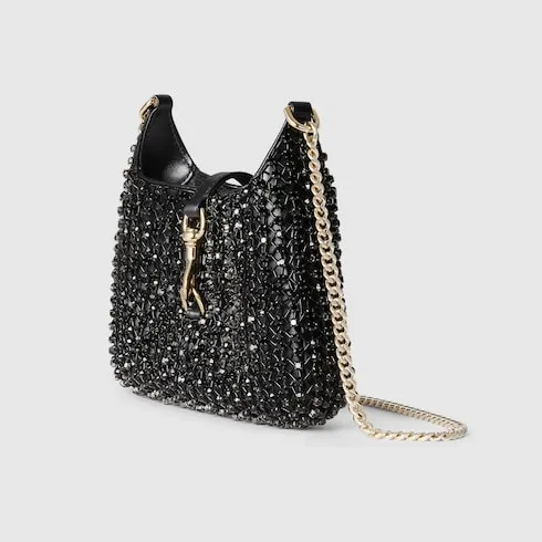 Gucci Jackie Notte Crystal Mini Bag