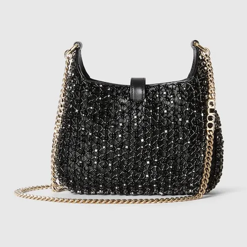 Gucci Jackie Notte Crystal Mini Bag