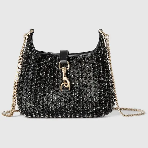 Gucci Jackie Notte Crystal Mini Bag
