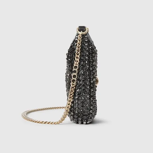 Gucci Jackie Notte Crystal Mini Bag